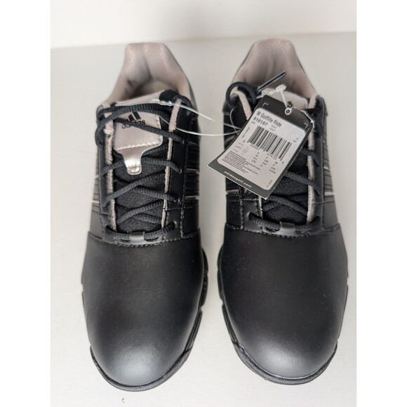 Adidas Golflite Ride Shoes Golf Cleats Womens Size 6.5 D Black Traxion Sole - Picture 1 of 12